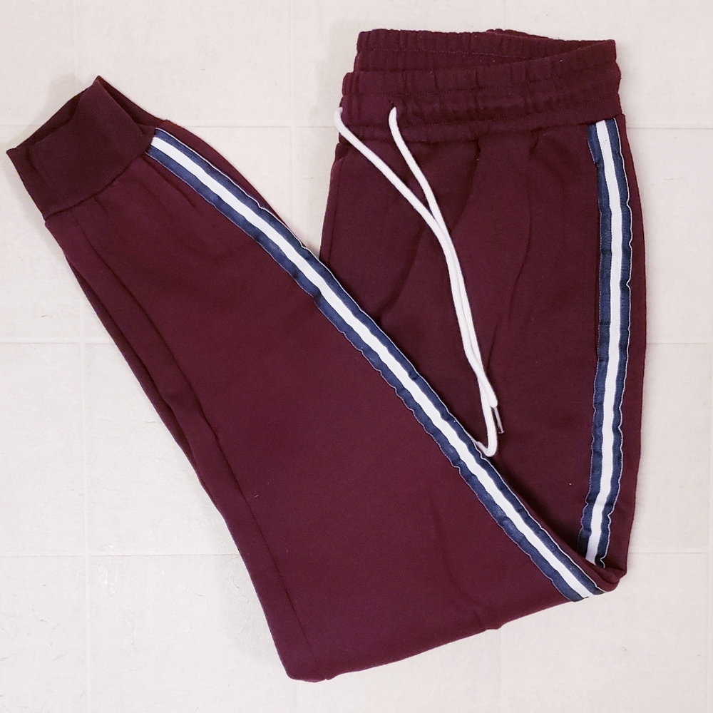 L Sovereign Code Las Angeles joggers w/ track stripes from Saks